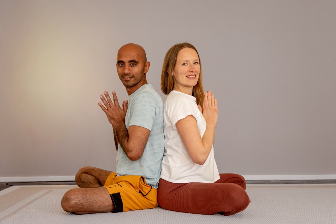 Clarissa und Pratiush, Shivoham Yoga Fellbach